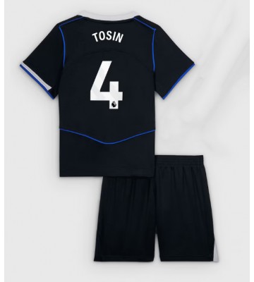 Chelsea Tosin Adarabioyo #4 Tredjetrøje Børn 2025-26 Kortærmet (+ Korte bukser)